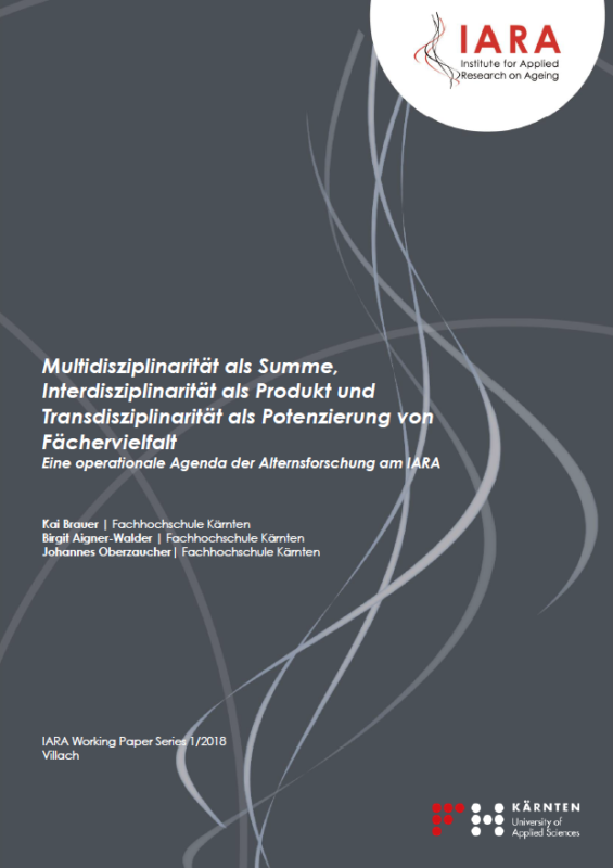 Titelseite des IARA Working Papers 1/2018