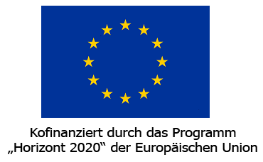 Logo EU Fahne - Kofinanziert durch das EU Programm Horizont 2020