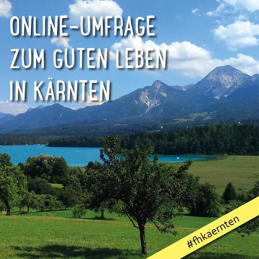 Foto Online-Befragung "Gutes Leben in Kärnten"