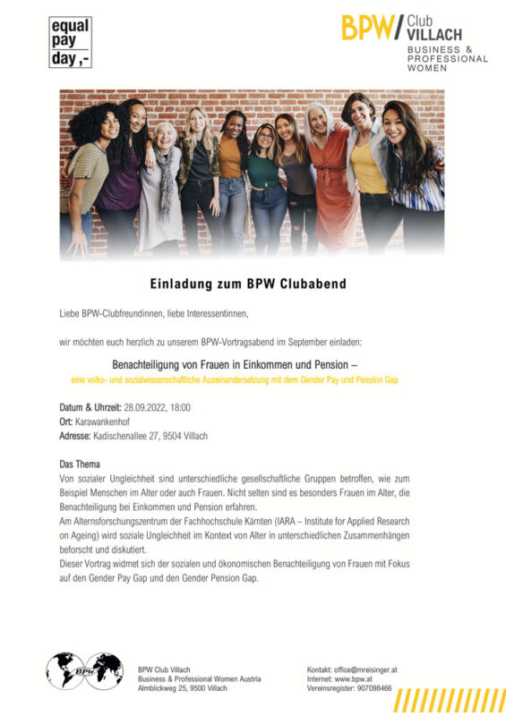 Vorschau Einladung BPW-Clubabend 28092022 IARA-Vortrag