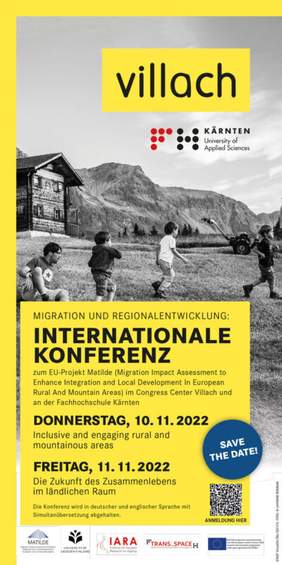 Flyer Save the date MATILDE Abschlusskonferenz 10.-11.11.2022