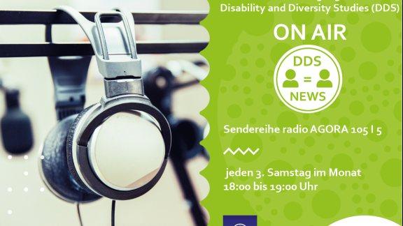 Flyer DDS News auf Radio Agora