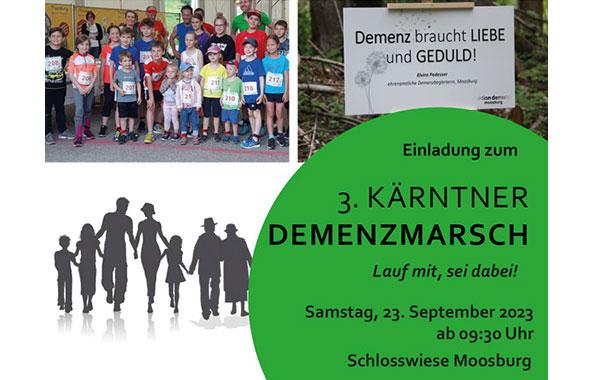 Auszug auf Flyer des Demenzmarsches 2023