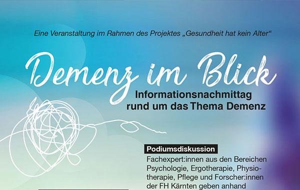 Auscshnitt Flyer Infonachmittag Demenz im Blick Feldkirchen 15.10.2024