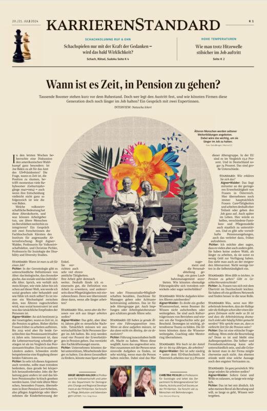 Der Standard Karriere 20-21 07 2024