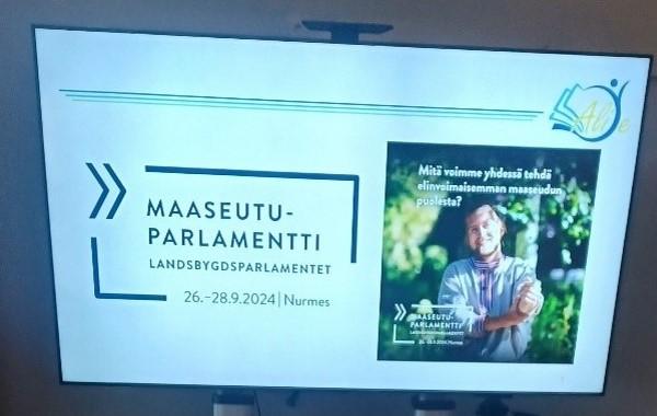 Photo Rural Parliament Finland 26.-28.09.2024