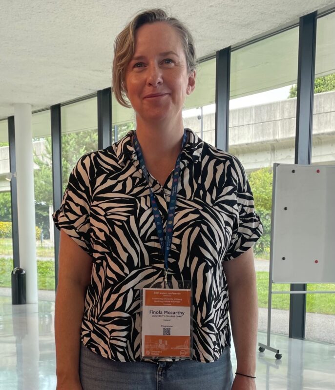 Photo of AliVe team member Finola McCarthy at EUCEN 2025