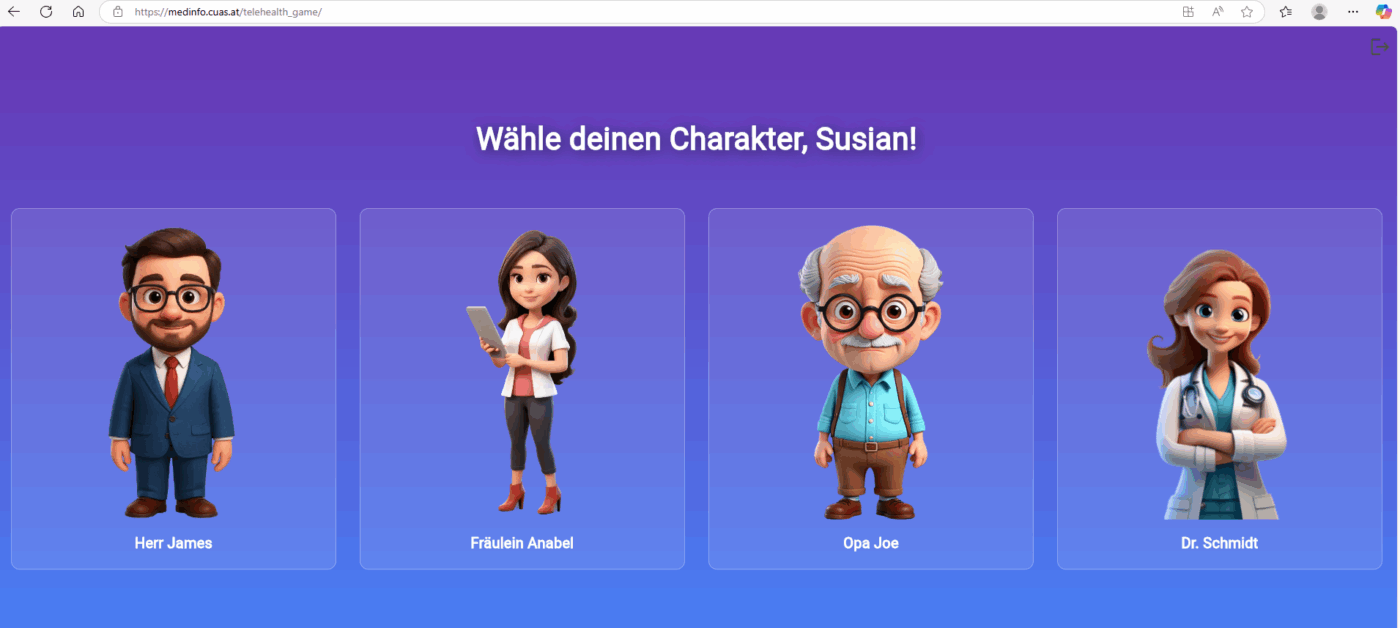 Telehealth Game Online Escape Room Lernspiel