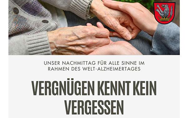 Ausschnitt Einladung Grafenstein 03.10.2025 Welt-Alzheimertag Vergnügen kennt kein Vergessen