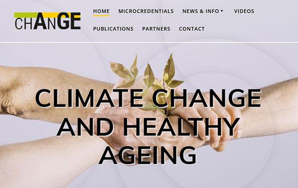 Ausschnitt Website chAnGE-Projekt