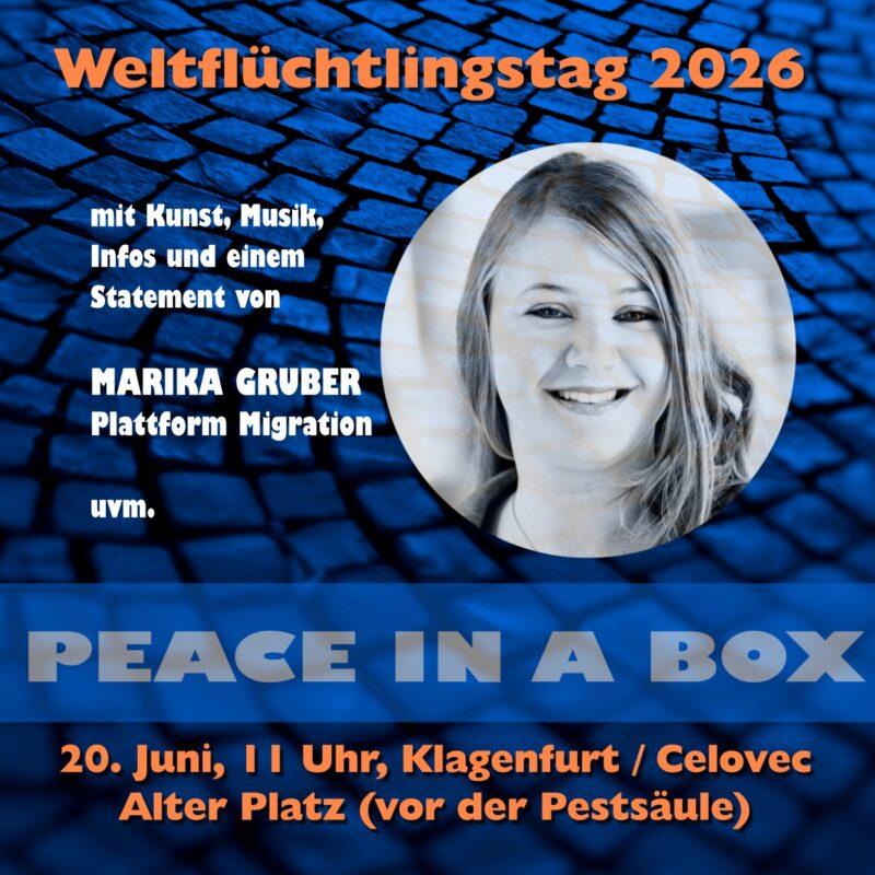 Marika Gruber Plattform Migration Statement Weltflüchtlingstag Klagenfurt 2026